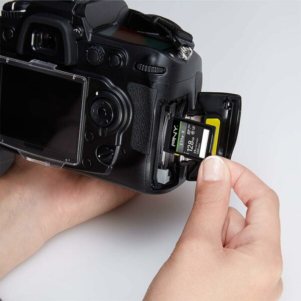 PNY Elite-X SDXC Card 128GB Class 10 UHS-I U3 100MB/s – Image 3