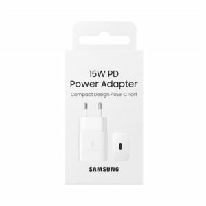 Samsung adaptateur secteur - 15 Watt - 2 A - PD USB-C - blanc