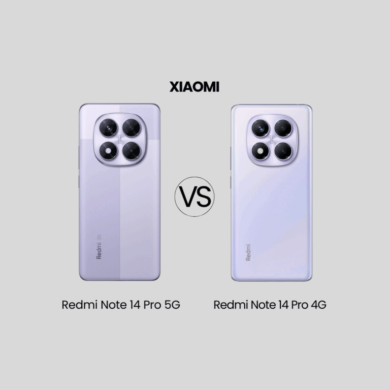 Comparatif : Xiaomi Redmi Note 14 Pro 4G vs 5G