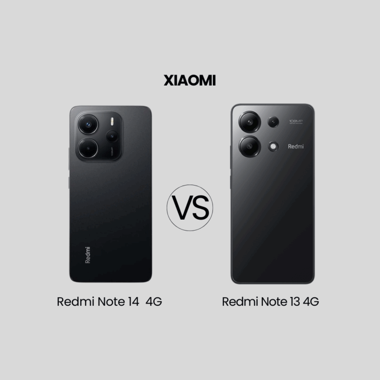 Comparatif Xiaomi Redmi Note 13 4G vs 14 4g