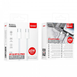 Câble Type-C vers Type-C 60w - D-POWER