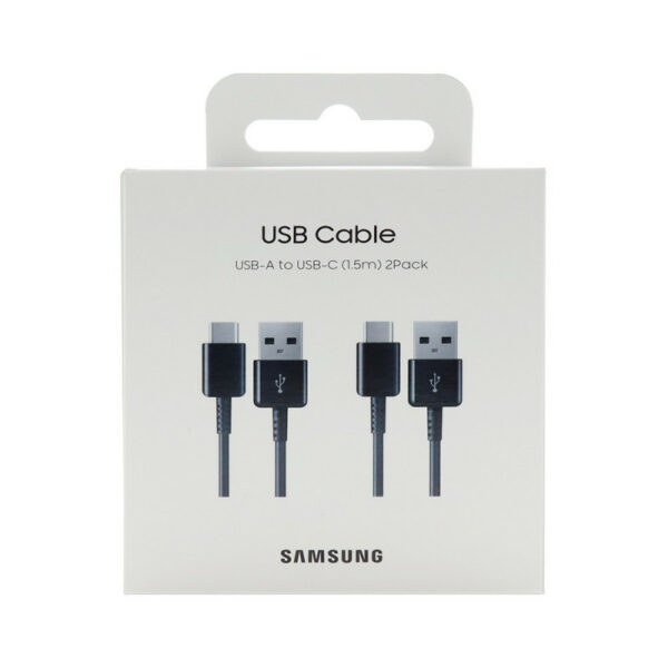 Samsung Pack 2 câbles USB-C vers USB A noir (1,5 m)