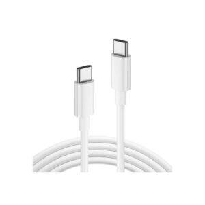 Câble de chargement USB-C vers USB-C 1 m, blanc