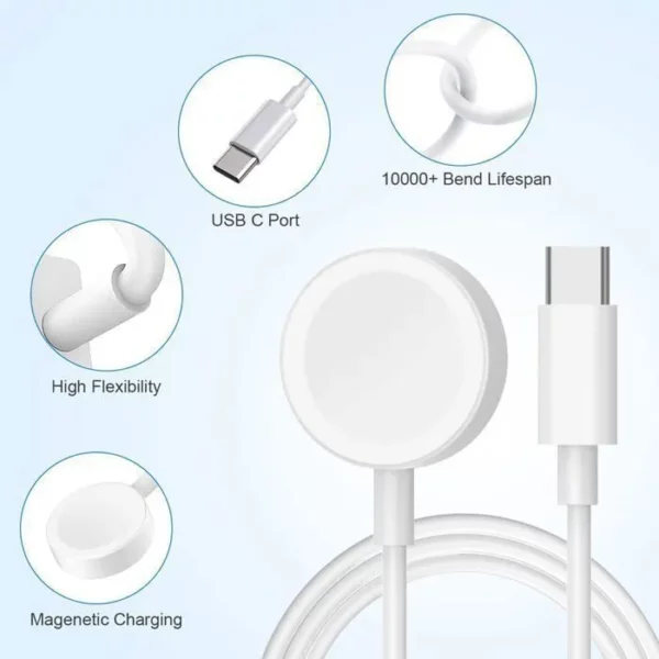 FAIRPLAY Chargeur Apple Watch USB-C (1m) – Image 2