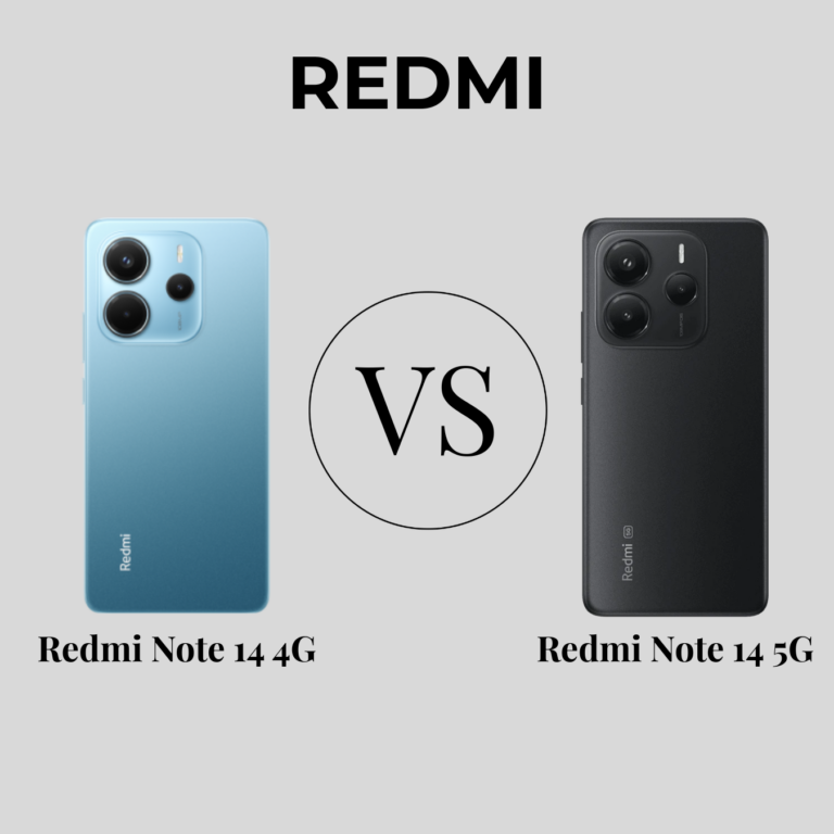 Redmi Note 14 4G vs Redmi Note 14 5G