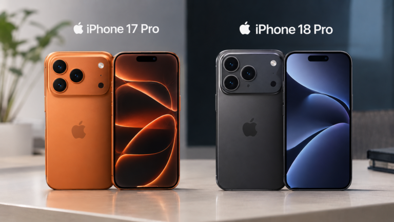 iPhone 17 pro et 18 pro